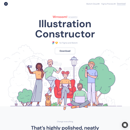 Wrrooom! Illustration Constructor