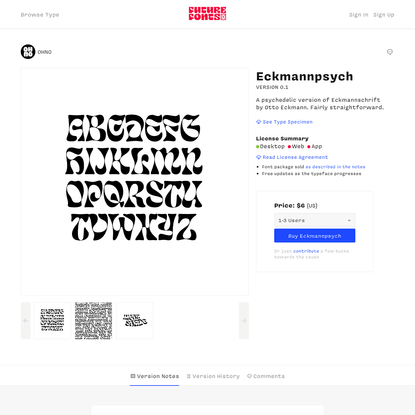Eckmannpsych by OHNO - Future Fonts