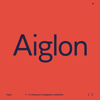 Aiglon | Typofonderie