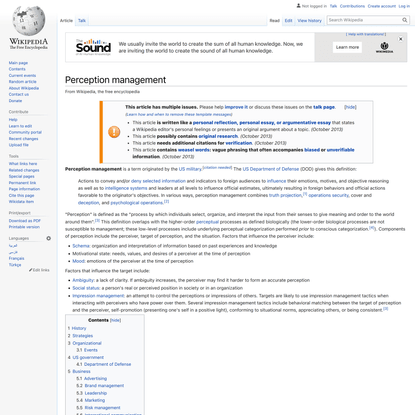 Perception management - Wikipedia