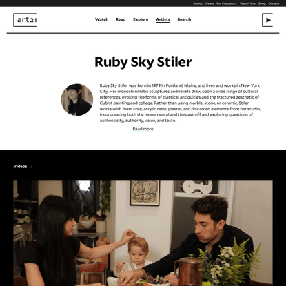Ruby Sky Stiler — Art21