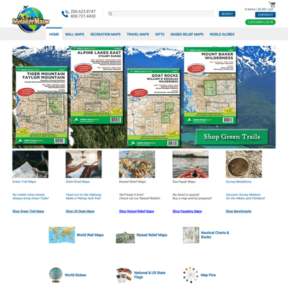 Metsker Maps of Seattle l Travel &amp; Wall Maps, Globes, Flags and more!