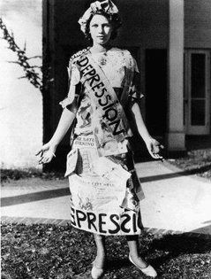 “Miss Depression” c. 1931, Unknown Photographer