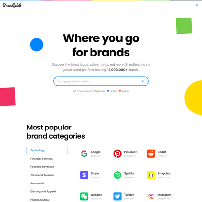 Brandfetch | Where you find brands