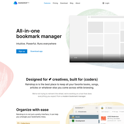 Raindrop.io — All in One Bookmark Manager