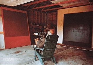 Mark Rothko in his Studio