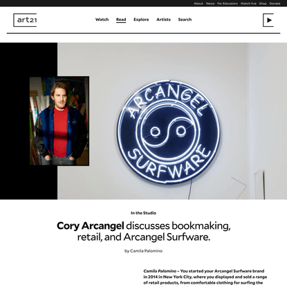 In the Studio: Cory Arcangel — Art21