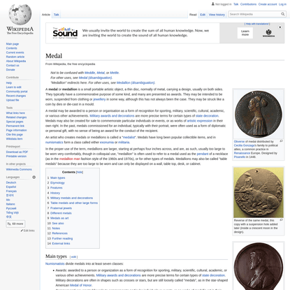 Medal - Wikipedia