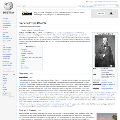 Frederic Edwin Church - Wikipedia