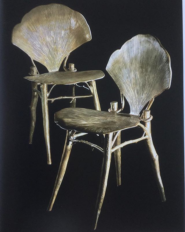 Claude Lalanne paire de chaises “Gingko”