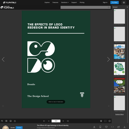 The effects of logo redesign in brand identity - Flipbook by Dondo | FlipHTML5