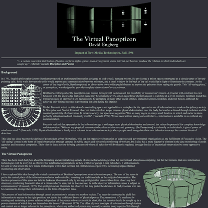 Virtual Panopticon