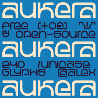 aukera typeface (@alexcreq)