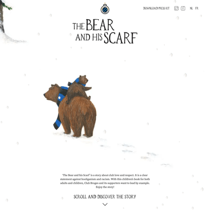 The Bear and his Scarf | Club Bruges