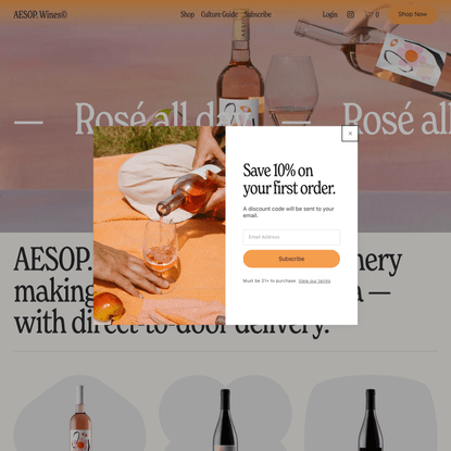 AESOP. Wines©