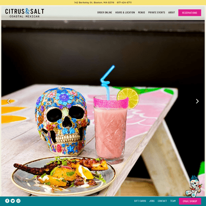 Citrus &amp; Salt | Mexican Restaurant in Boston, MA