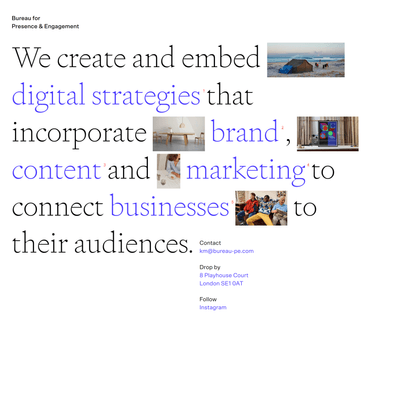 Bureau for Presence &amp; Engagement
