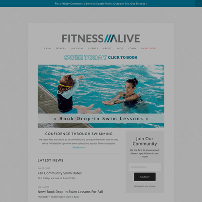 Fitness Alive | Swim Lessons + Aquatic Fitness - Philadelphia, PA