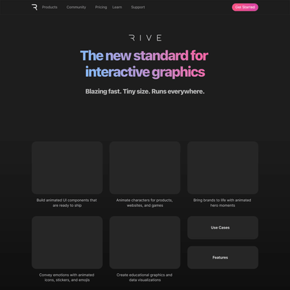 Rive - The new standard for interactive graphics