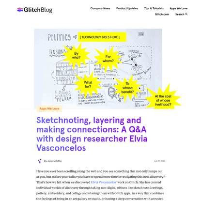 Sketchnoting, layering and making connections: A Q&amp;A with design researcher Elvia Vasconcelos