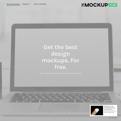 The Mockup Club - Best Free Mockups