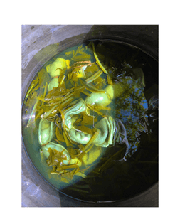 dyed spectrum of greens