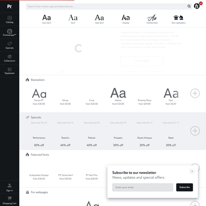 Paratype.com — excellent fonts for your project