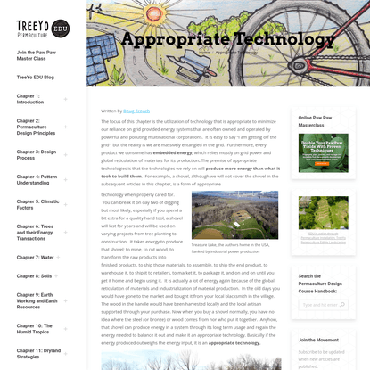 Appropriate Technology - Permaculture Design Course Handbook