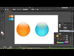 How to make glass ball in illustrator Tutorial