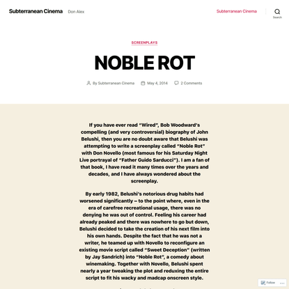 NOBLE ROT