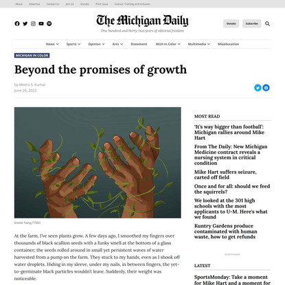 Exploring a seedy underside of “growth,” an oft-positive word