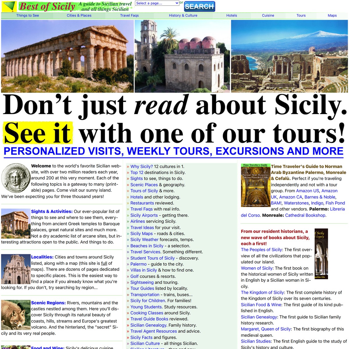 Sicily Travel Guide Best of Sicily Tours, Vacations, Holidays, Hotels