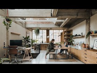 Alice Aedy and Jack Harries' live/work space in a 1920s shoe factory in Hackney, east London