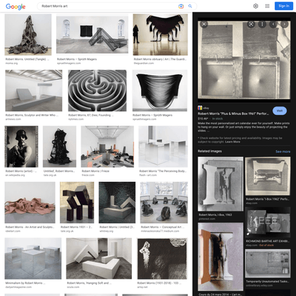 Robert Morris art - Google Search