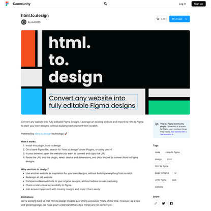 html.to.design | Figma Community