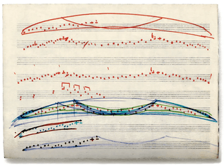 Arvo Pärt's ‘‘melodical drawing’’ (1976) meant to convey a bird’s wing movements