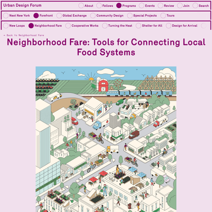 Neighborhood Fare: Tools for Connecting Local Food Systems - Urban Design Forum