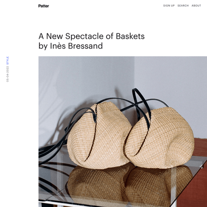 A New Spectacle of Baskets by Inès Bressand