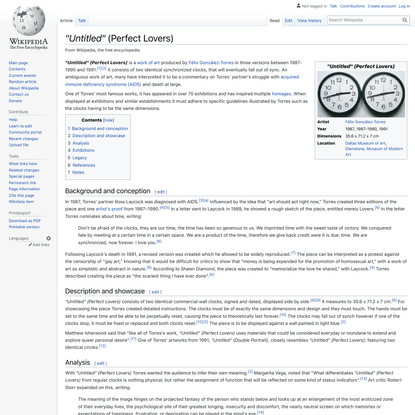 “Untitled” (Perfect Lovers) - Wikipedia