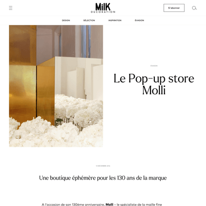 Le Pop-up store Molli - MilK Decoration