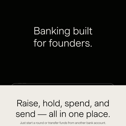 Capital — Banking built for founders