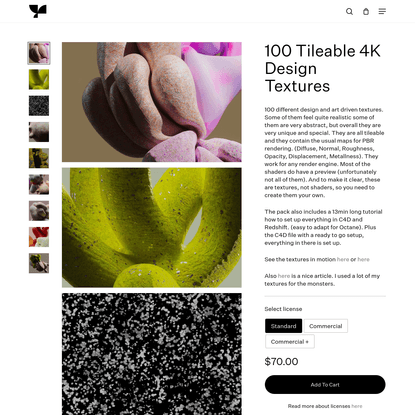 100 Tileable 4K Design Textures