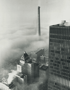 The CN Tower under construction in the mid 1970s
