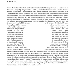 Hole Theory, Thomasin Frances (15/10/2022) 