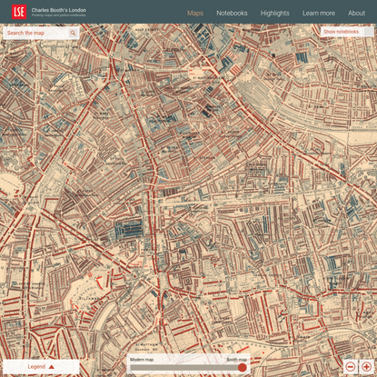 Map | Charles Booth's London