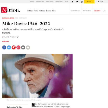 Mike Davis: 1946–2022 | The Nation