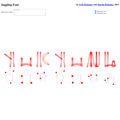 Juggling Font