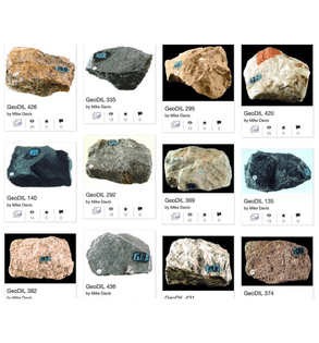 Mike Davis's rock collection