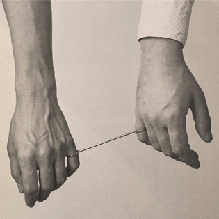 Otto Künzli (Ring für zwei Personen, 1980, stainless steel)   