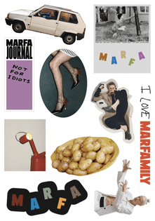 Marfa Journal sticker sheet #18